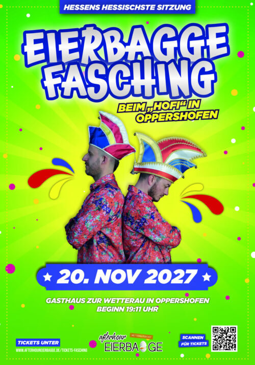 Plakat zum Eierbagge-Fasching 2027