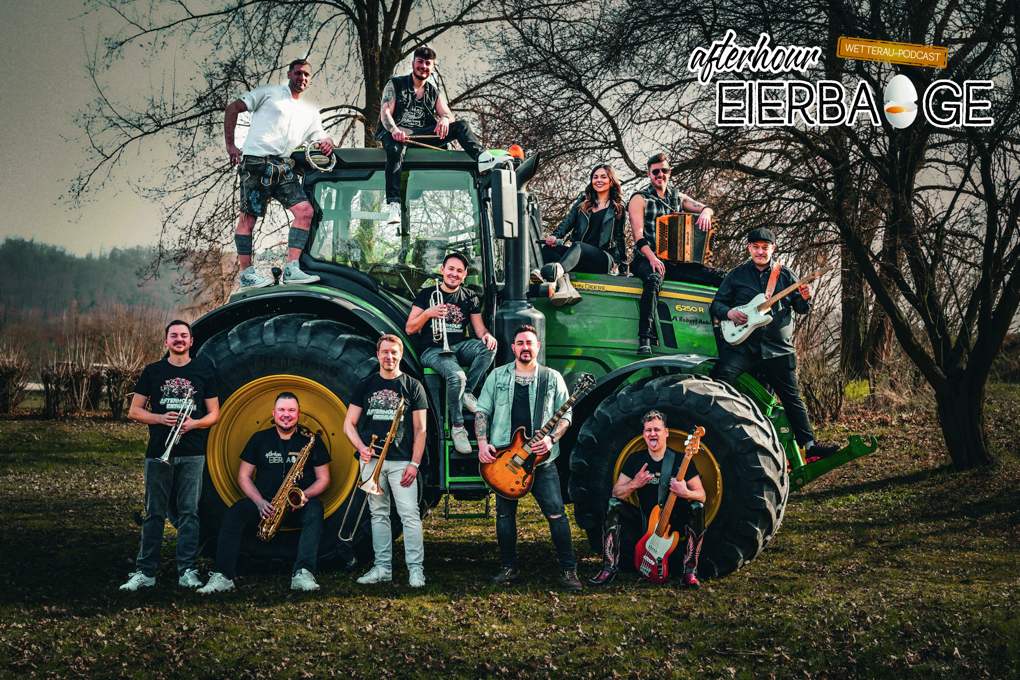 Afterhour Eierbagge – Pressebild mit Logo